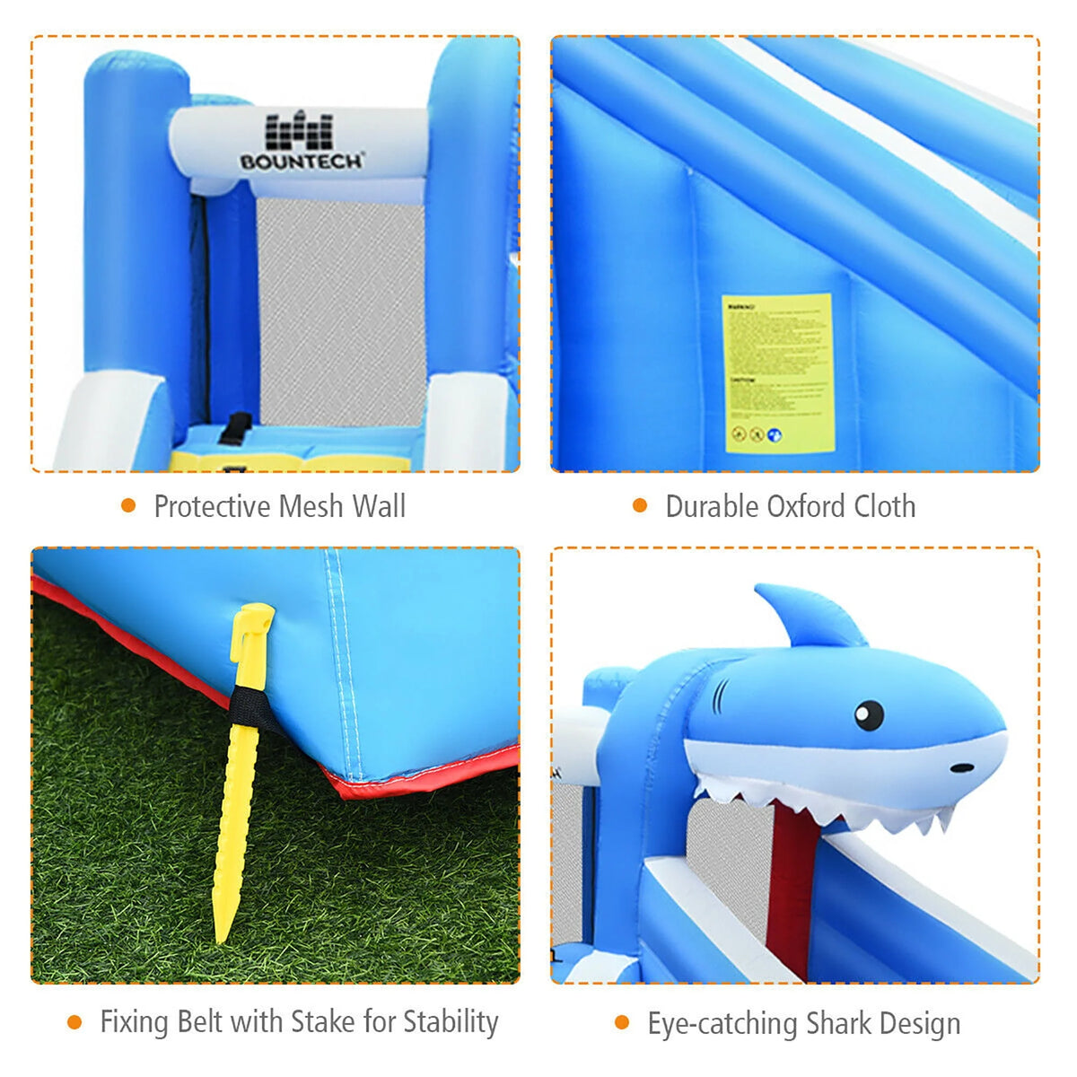 Inflatable Water Slide Bounce House Castle Splash Water Pool V3620