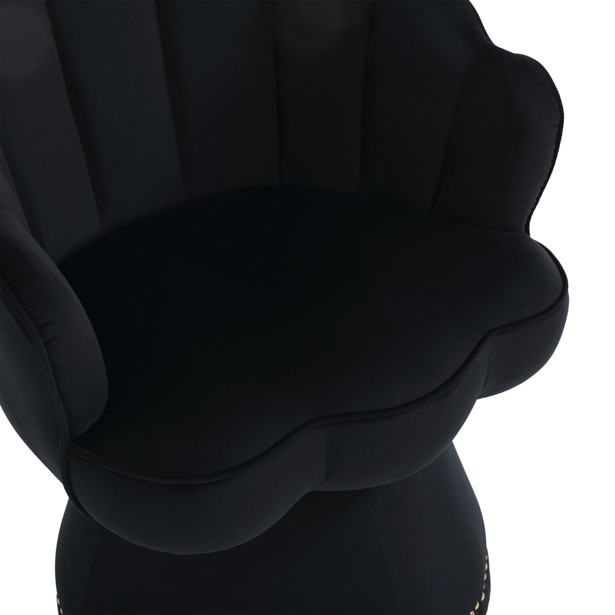 Mid-Century 360 Degree Swivel Cuddle Barrel Accent Sofa Chairs, Round Armchairs with Wide Upholstered, Velvet Fabric Chairs T962