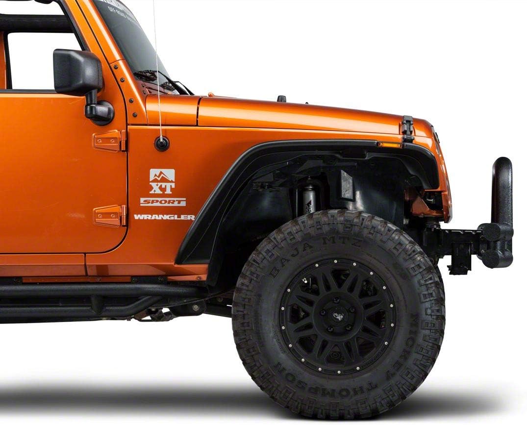 Textured Black Front Bumper with Winch Cutout Y810