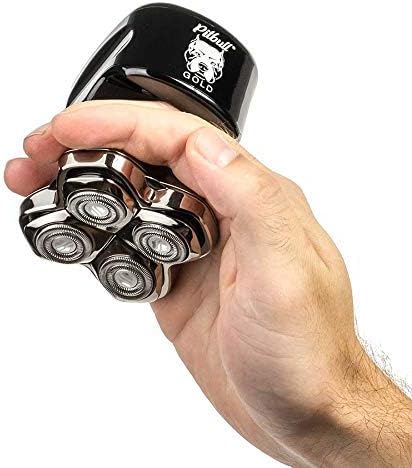 Head Shaver, Wet/Dry 4 Razor Rotary Shaver with Lithium-Ion Battery B429006