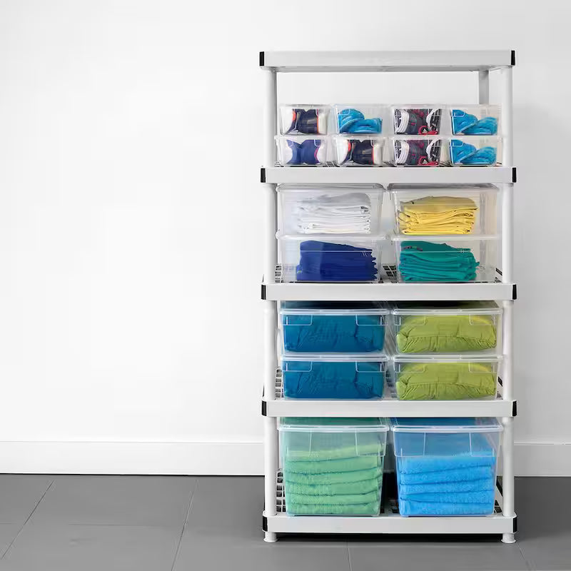 5-Tier Plastic Storage Shelving Unit F36588