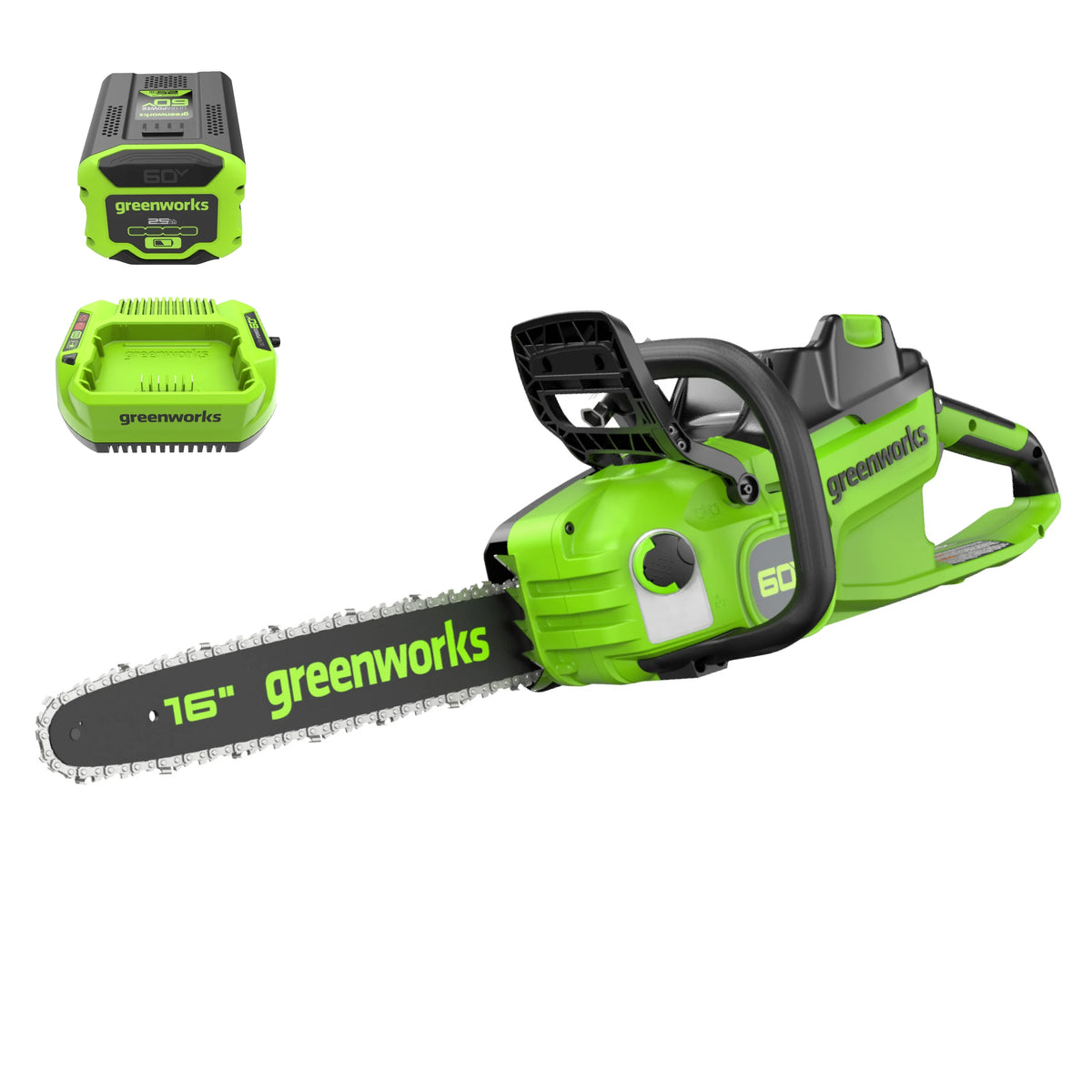 60V Brushless Chainsaw with 2.5 Ah Battery & Charger B86148