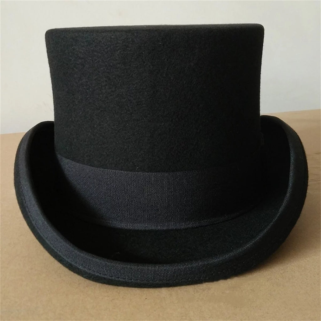 Vintage Wool Top Hat X487285