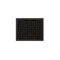 Black Powder Cast Iron Wall Register B115