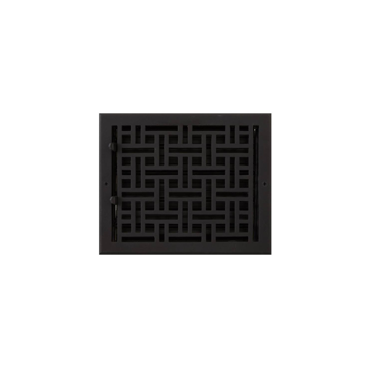 Black Powder Cast Iron Wall Register B115