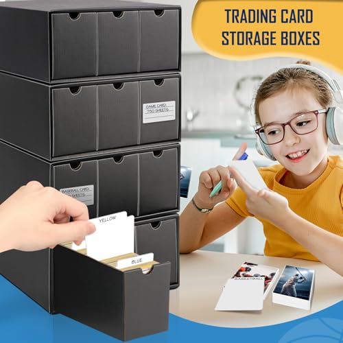 Trading Card Storage Boxes with Dividers A1905
