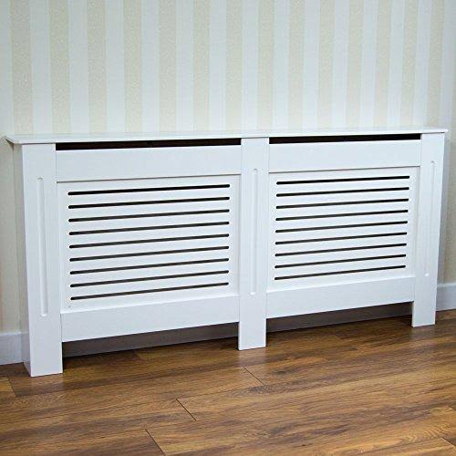 Milton Radiator Cover White Painted MDF Cabinet F279