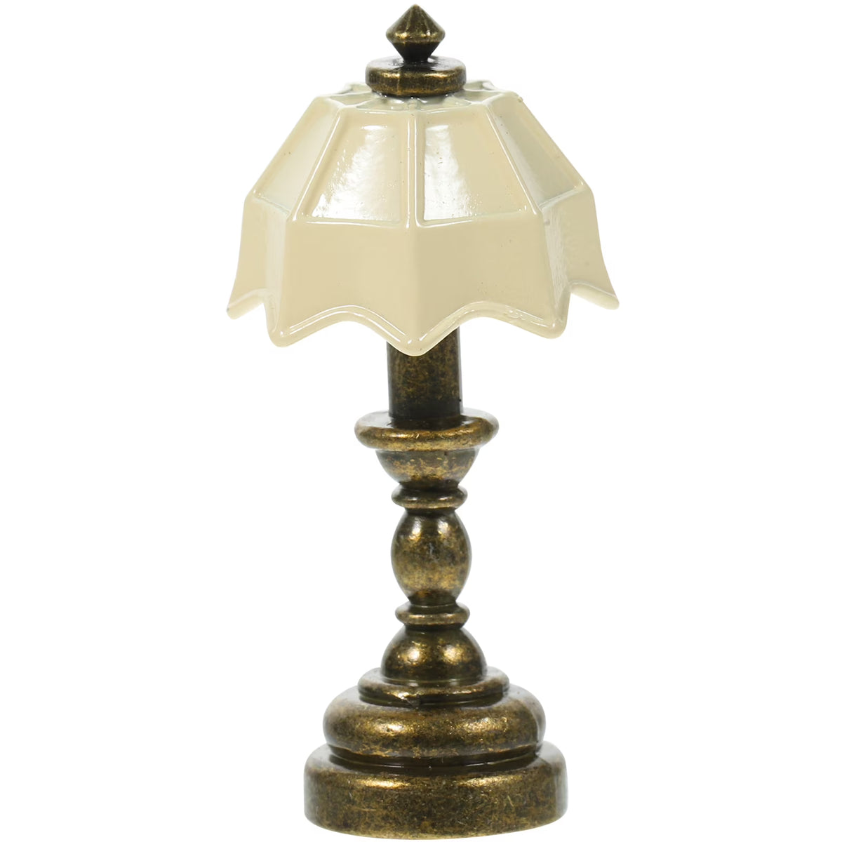 White Vintage Metal Dollhouse Lamp Bedside Table 5 Pack H4160