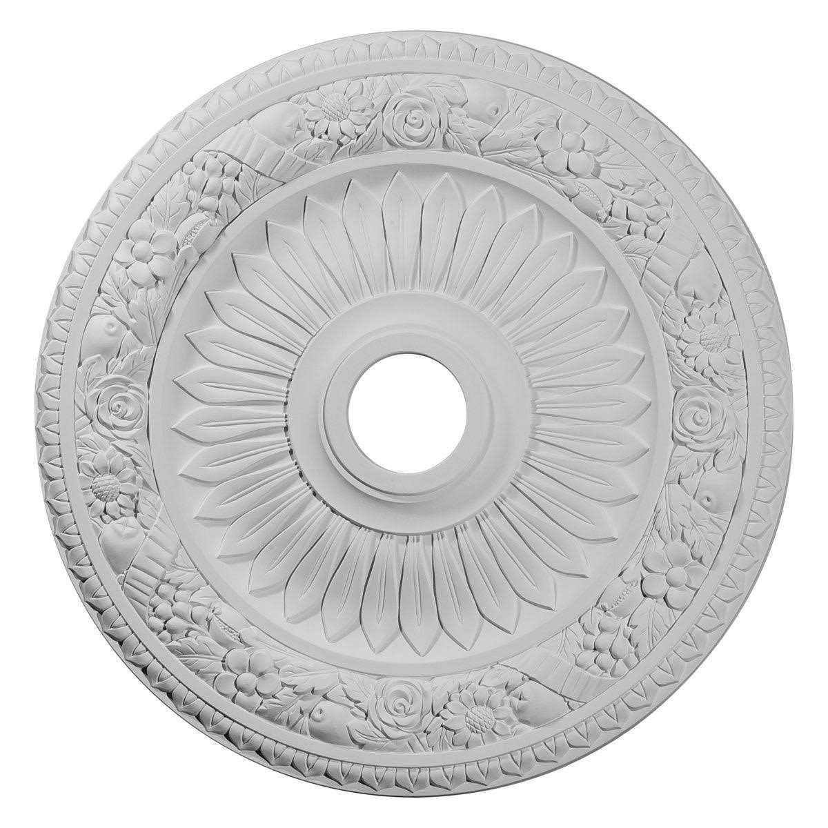 23 5/8x22OD x 3 5/8x22ID x 1 1/8x22P Ceiling Medallion T2767