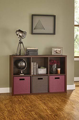 Natural Gray 4-Tier Bookcase E302