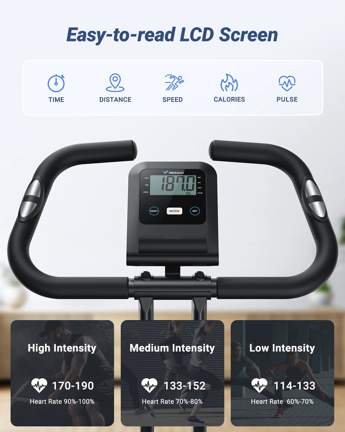 Stationary Exercise Bike Magnetic Bluetooth J565
