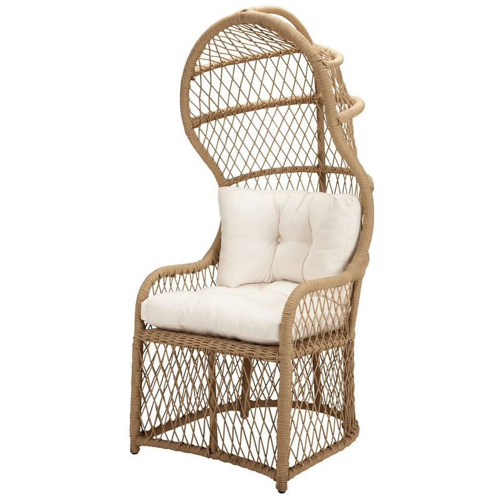 Aluminum Frame Outdoor High Chair in Black G634