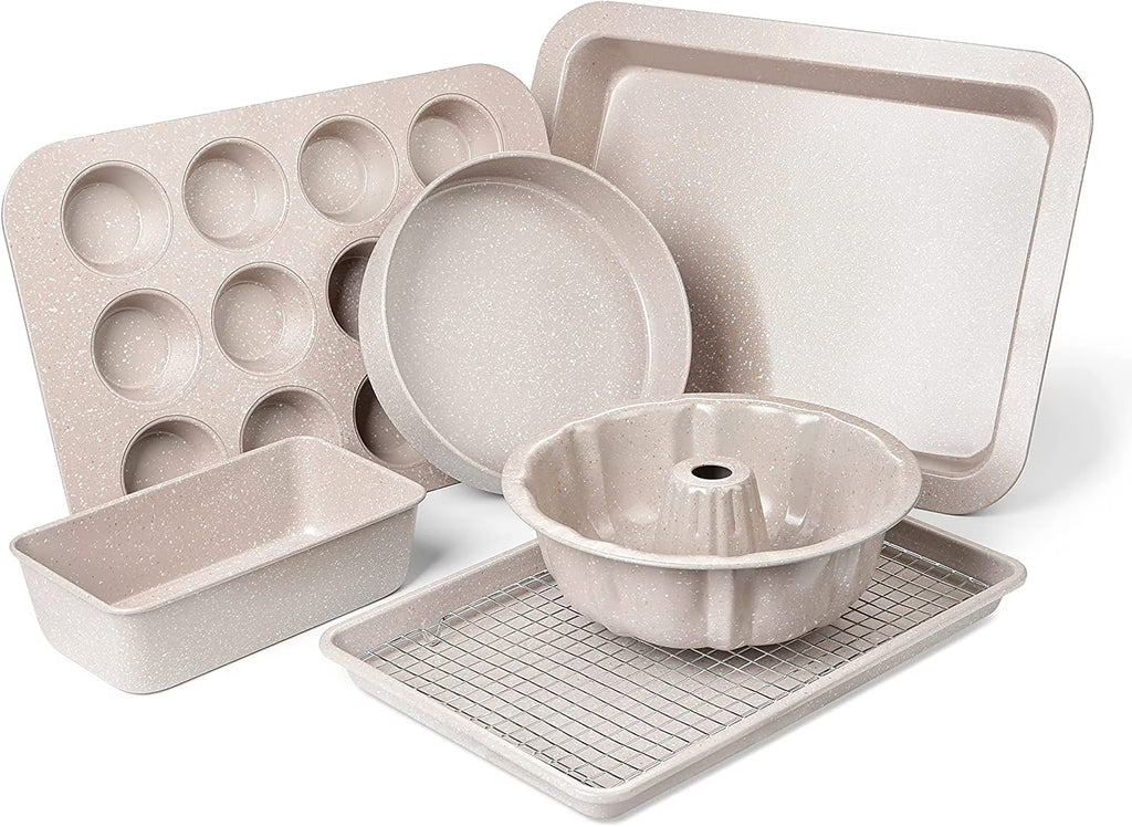 7 PCS Nonstick Bakeware Set with Cooling Rack G37206