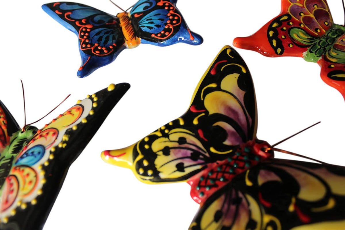 4-Piece Large Butterfly Wall Hangers Set O28436