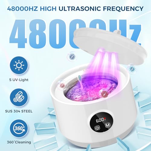 Ultrasonic Retainer Cleaner with UV-Light and Digital Timer G881