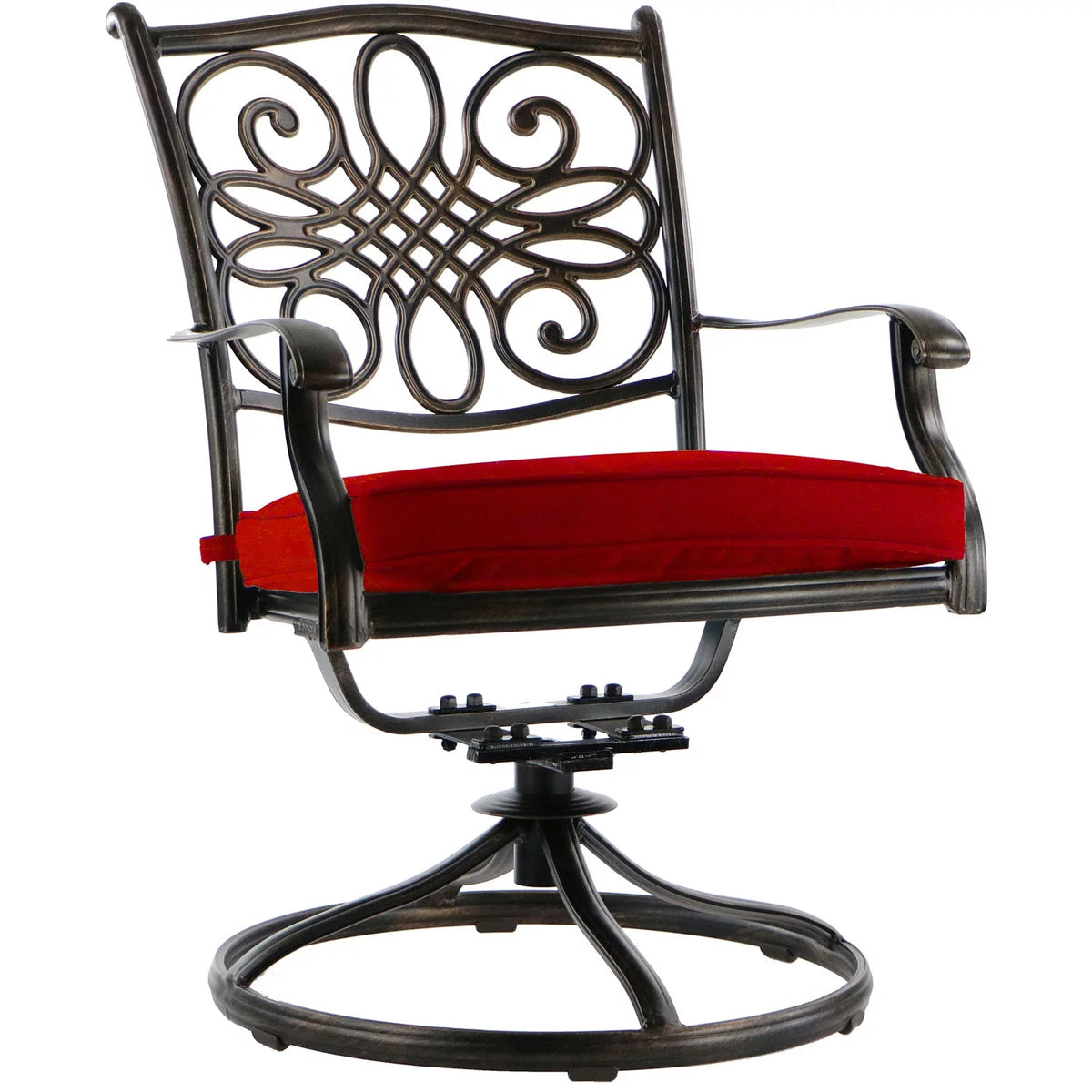 11-Piece Outdoor Dining Set with Cast-Top Table and Chairs V74932