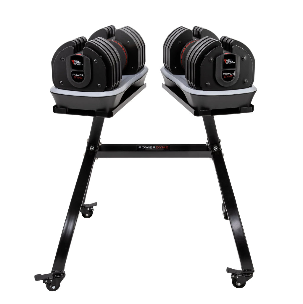 Adjustable 55lbs Dumbbell Set and Stand T155955