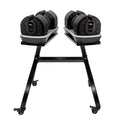 Adjustable 55lbs Dumbbell Set and Stand T155955