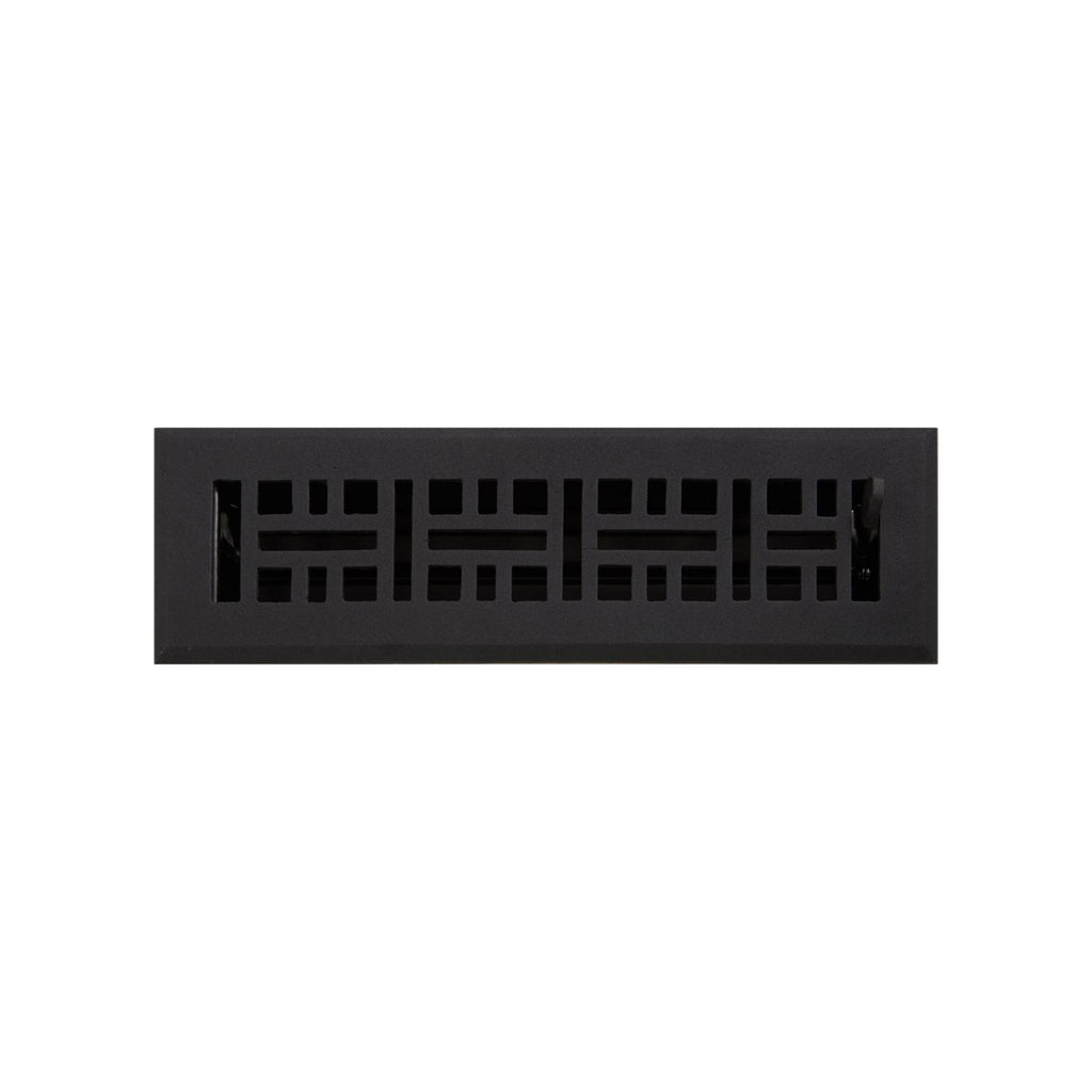 Black Powder Cast Iron Wall Register B115