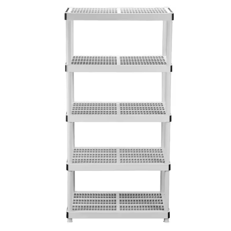 5-Tier Plastic Storage Shelving Unit F36588