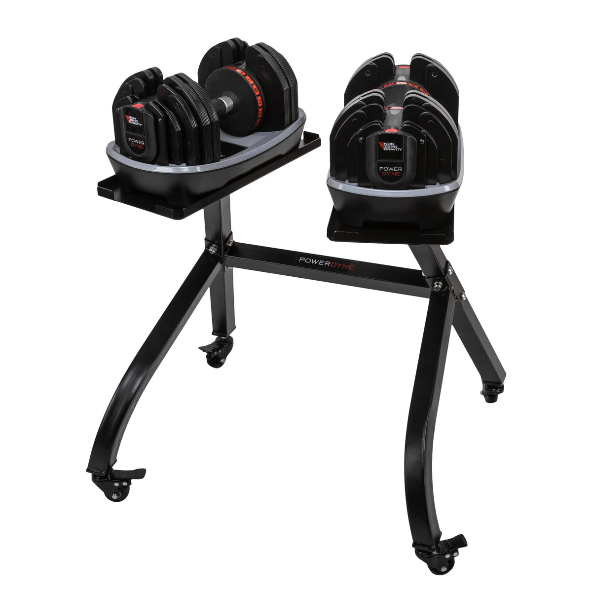 Adjustable 55lbs Dumbbell Set and Stand T155955