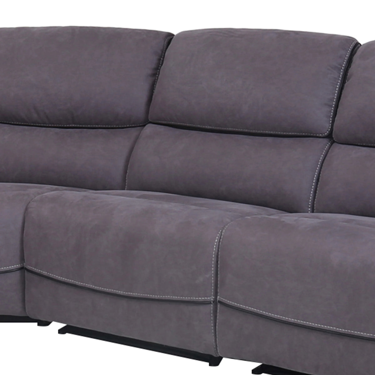 Gray Fabric Power Reclining Sectional Y969535