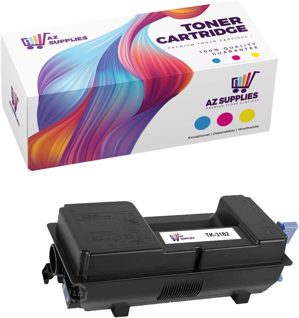Toner Cartridge for Kyocera Mita TK-3182 ECOSYS P3055dn (Black - 1 Pack) I511498