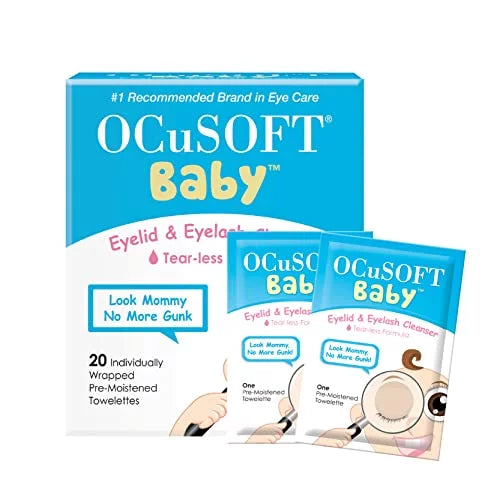 Baby Eyelid and Eyelash Cleanser Towelettes 20 Ea 6 Pack A93491