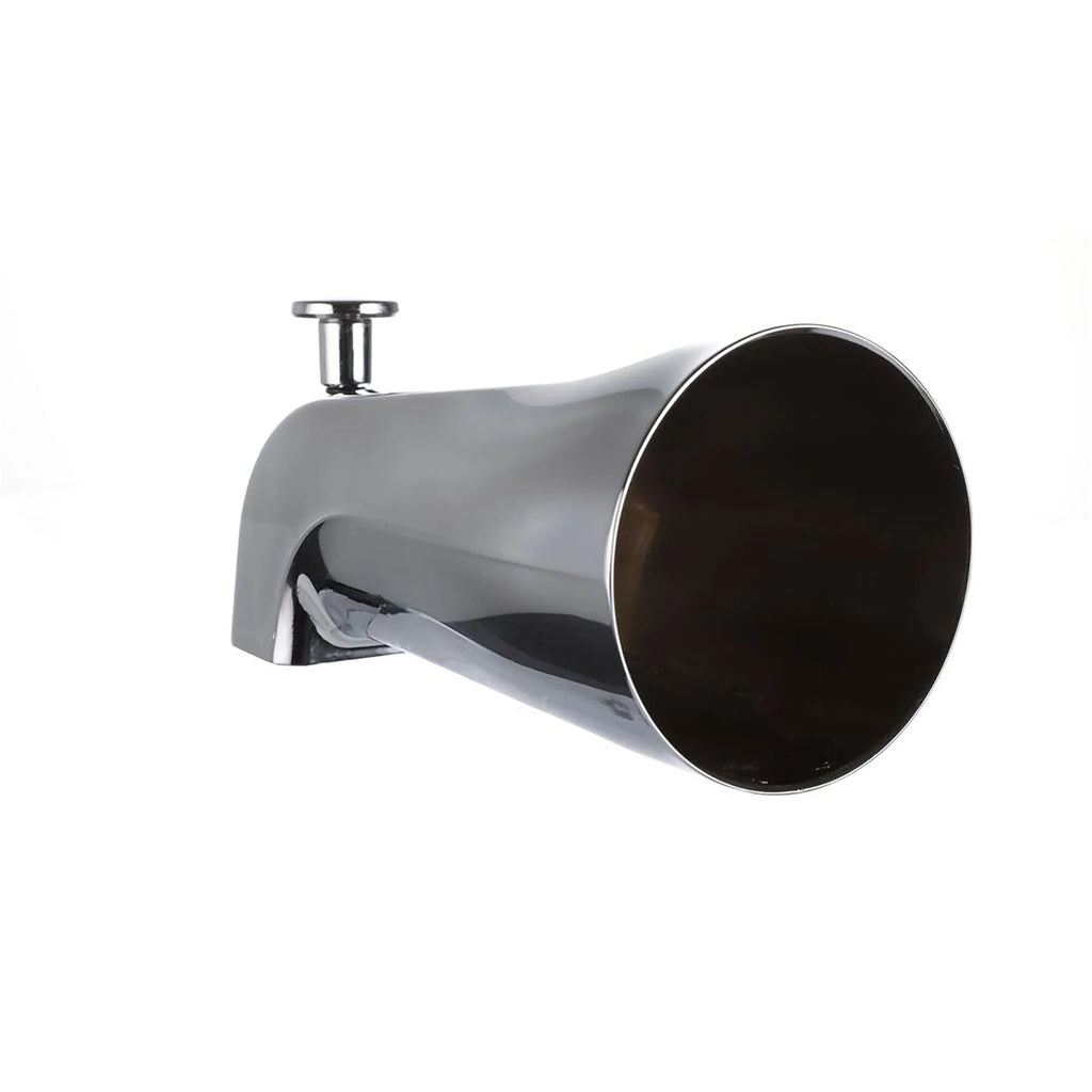 Chrome Tub Spout with Front Pull-up Diverter S641