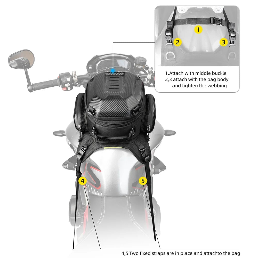 Motorcycle Bag 15-18l Waterproof K7018