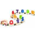 Wooden Magnetic Train Building Blocks Puzzle Toys T6271