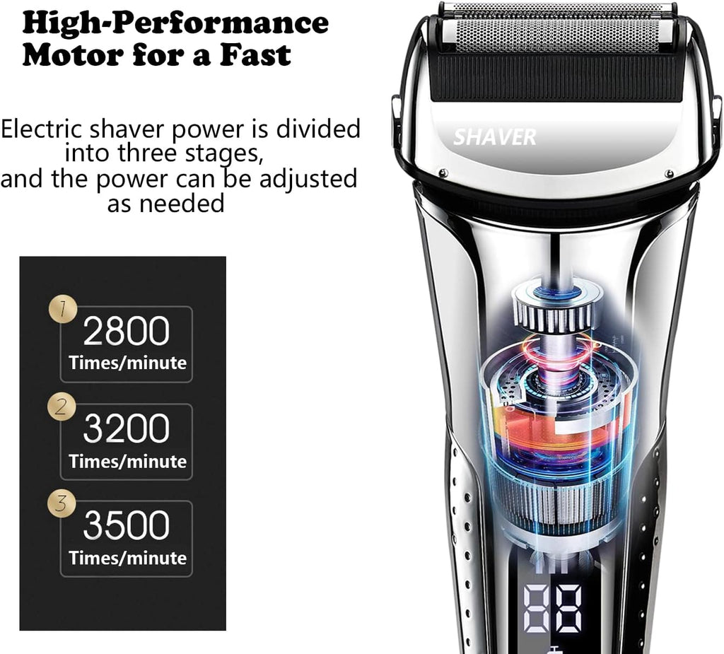 Silver Electric Foil Shaver, Pack of 2 M21388