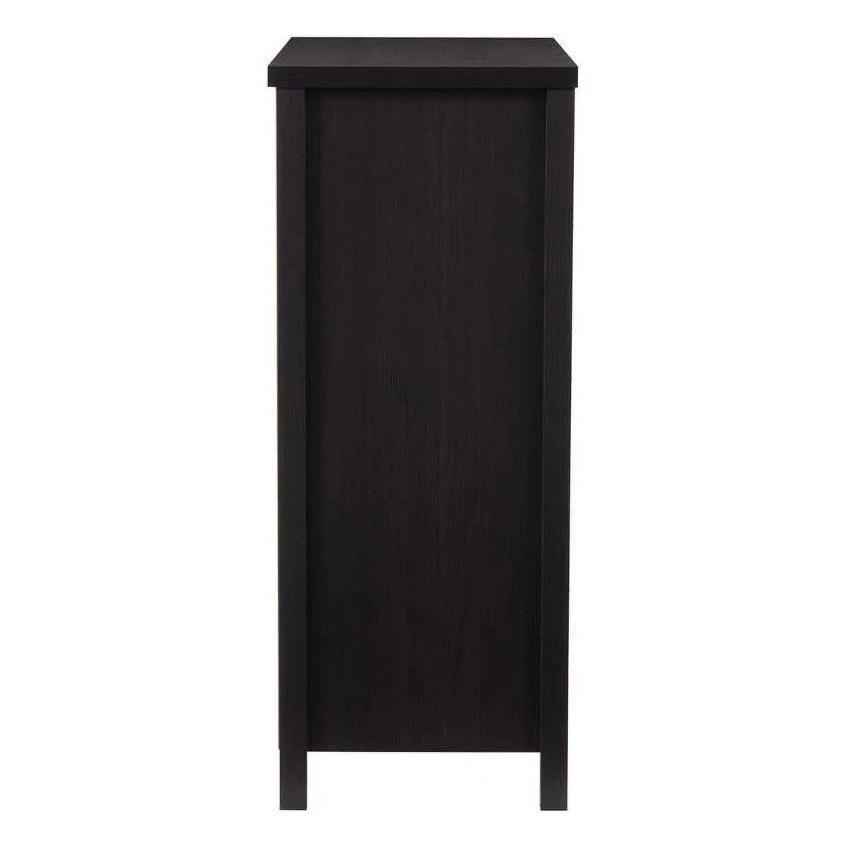 Black 5 Drawer Engineered Wood Dresser E35295