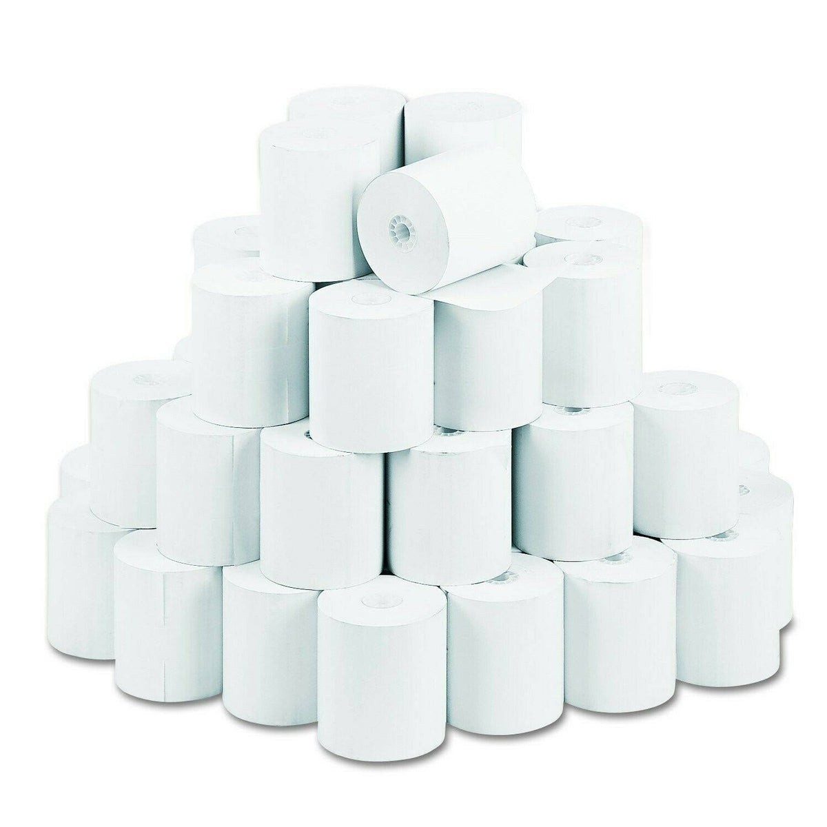 Single Ply Thermal Cash Register/POS Rolls, 3 1/8 x 230 ft., White, 50/CT V500279